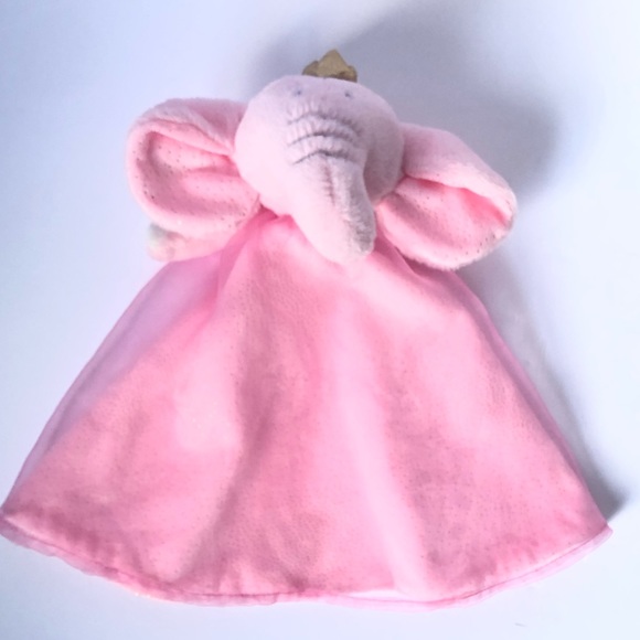 Baby Ganz Princess Elephant Cuddler Pink Lovey - Picture 5 of 5